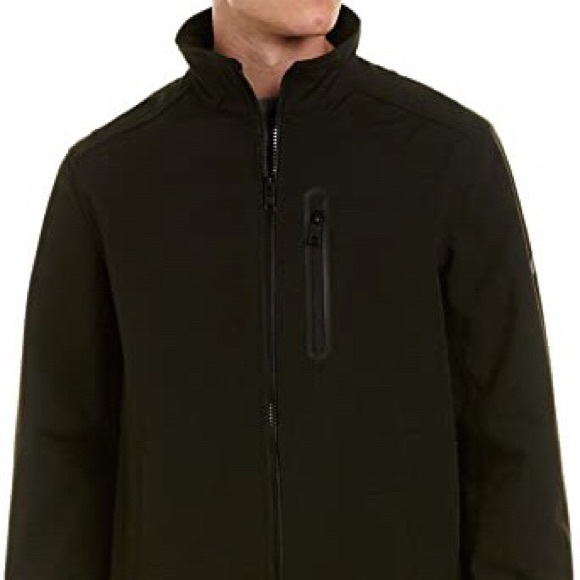 Nautica Softshell Zip Front Black Jacket EUC - Picture 10 of 13